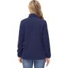 imageTACVASEN Womens Soft Fleece Jacket Lightweight Full Zip Sweatshirts Coat Casual Winter Warm Sweaters with PocketsNavy