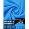 imageTACVASEN Womens UPF 50 Sun Protection V Neck Long Sleeve Tops Quick Dry Hiking Running Workout TShirtsAzure