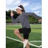 imageTACVASEN Womens UPF 50 Sun Protection V Neck Long Sleeve Tops Quick Dry Hiking Running Workout TShirtsDark Gray