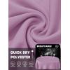 imageTACVASEN Womens UPF 50 Sun Protection V Neck Long Sleeve Tops Quick Dry Hiking Running Workout TShirtsGray Purple