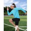 imageTACVASEN Womens UPF 50 Sun Protection V Neck Long Sleeve Tops Quick Dry Hiking Running Workout TShirtsIce Blue
