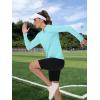 imageTACVASEN Womens UPF 50 Sun Protection V Neck Long Sleeve Tops Quick Dry Hiking Running Workout TShirtsLake Blue