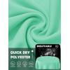 imageTACVASEN Womens UPF 50 Sun Protection V Neck Long Sleeve Tops Quick Dry Hiking Running Workout TShirtsMint Green