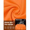 imageTACVASEN Womens UPF 50 Sun Protection V Neck Long Sleeve Tops Quick Dry Hiking Running Workout TShirtsOrange