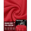 imageTACVASEN Womens UPF 50 Sun Protection V Neck Long Sleeve Tops Quick Dry Hiking Running Workout TShirtsTomato Red