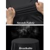 imageTACVASEN Womens UV Protection Shirts Quarter Zip Pullover Womens UPF 50 Long Sleeve Shirts Golf Shirts Workout TopsBlack