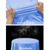 imageTACVASEN Womens UV Protection Shirts Quarter Zip Pullover Womens UPF 50 Long Sleeve Shirts Golf Shirts Workout TopsBlue