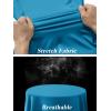 imageTACVASEN Womens UV Protection Shirts Quarter Zip Pullover Womens UPF 50 Long Sleeve Shirts Golf Shirts Workout TopsBlue Green
