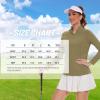 imageTACVASEN Womens UV Protection Shirts Quarter Zip Pullover Womens UPF 50 Long Sleeve Shirts Golf Shirts Workout TopsDark Cyan