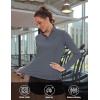imageTACVASEN Womens UV Protection Shirts Quarter Zip Pullover Womens UPF 50 Long Sleeve Shirts Golf Shirts Workout TopsDark Gray