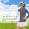 imageTACVASEN Womens UV Protection Shirts Quarter Zip Pullover Womens UPF 50 Long Sleeve Shirts Golf Shirts Workout TopsDark Gray
