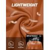 imageTACVASEN Womens UV Protection Shirts Quarter Zip Pullover Womens UPF 50 Long Sleeve Shirts Golf Shirts Workout TopsDark Orange