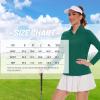 imageTACVASEN Womens UV Protection Shirts Quarter Zip Pullover Womens UPF 50 Long Sleeve Shirts Golf Shirts Workout TopsEmerald Green