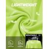 imageTACVASEN Womens UV Protection Shirts Quarter Zip Pullover Womens UPF 50 Long Sleeve Shirts Golf Shirts Workout TopsFluorescent Green