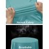 imageTACVASEN Womens UV Protection Shirts Quarter Zip Pullover Womens UPF 50 Long Sleeve Shirts Golf Shirts Workout TopsGray Green