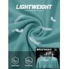 imageTACVASEN Womens UV Protection Shirts Quarter Zip Pullover Womens UPF 50 Long Sleeve Shirts Golf Shirts Workout TopsGray Green