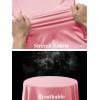 imageTACVASEN Womens UV Protection Shirts Quarter Zip Pullover Womens UPF 50 Long Sleeve Shirts Golf Shirts Workout TopsGreypink