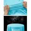 imageTACVASEN Womens UV Protection Shirts Quarter Zip Pullover Womens UPF 50 Long Sleeve Shirts Golf Shirts Workout TopsIceblue