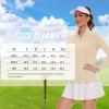 imageTACVASEN Womens UV Protection Shirts Quarter Zip Pullover Womens UPF 50 Long Sleeve Shirts Golf Shirts Workout TopsLight Apricot