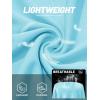 imageTACVASEN Womens UV Protection Shirts Quarter Zip Pullover Womens UPF 50 Long Sleeve Shirts Golf Shirts Workout TopsLight Blue