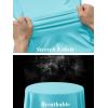 imageTACVASEN Womens UV Protection Shirts Quarter Zip Pullover Womens UPF 50 Long Sleeve Shirts Golf Shirts Workout TopsLight Blue