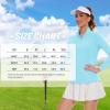 imageTACVASEN Womens UV Protection Shirts Quarter Zip Pullover Womens UPF 50 Long Sleeve Shirts Golf Shirts Workout TopsLight Blue