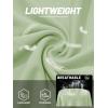 imageTACVASEN Womens UV Protection Shirts Quarter Zip Pullover Womens UPF 50 Long Sleeve Shirts Golf Shirts Workout TopsLight Green