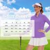 imageTACVASEN Womens UV Protection Shirts Quarter Zip Pullover Womens UPF 50 Long Sleeve Shirts Golf Shirts Workout TopsLight Purple