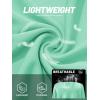 imageTACVASEN Womens UV Protection Shirts Quarter Zip Pullover Womens UPF 50 Long Sleeve Shirts Golf Shirts Workout TopsMint Green