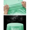 imageTACVASEN Womens UV Protection Shirts Quarter Zip Pullover Womens UPF 50 Long Sleeve Shirts Golf Shirts Workout TopsMint Green