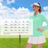 imageTACVASEN Womens UV Protection Shirts Quarter Zip Pullover Womens UPF 50 Long Sleeve Shirts Golf Shirts Workout TopsMint Green