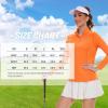imageTACVASEN Womens UV Protection Shirts Quarter Zip Pullover Womens UPF 50 Long Sleeve Shirts Golf Shirts Workout TopsOrange