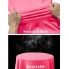 imageTACVASEN Womens UV Protection Shirts Quarter Zip Pullover Womens UPF 50 Long Sleeve Shirts Golf Shirts Workout TopsRose Red