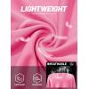 imageTACVASEN Womens UV Protection Shirts Quarter Zip Pullover Womens UPF 50 Long Sleeve Shirts Golf Shirts Workout TopsRose Red