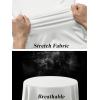 imageTACVASEN Womens UV Protection Shirts Quarter Zip Pullover Womens UPF 50 Long Sleeve Shirts Golf Shirts Workout TopsWhite