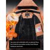 imageTACVASEN Womens Winter Jacket Waterproof Ski Jacket Hooded Fleece Lined Warm Snow Coat Mountain Windproof Rain WindbreakerApricot