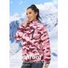 imageTACVASEN Womens Winter Jacket Waterproof Ski Jacket Hooded Fleece Lined Warm Snow Coat Mountain Windproof Rain WindbreakerColor Pink