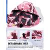 imageTACVASEN Womens Winter Jacket Waterproof Ski Jacket Hooded Fleece Lined Warm Snow Coat Mountain Windproof Rain WindbreakerColor Pink