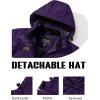 imageTACVASEN Womens Winter Jacket Waterproof Ski Jacket Hooded Fleece Lined Warm Snow Coat Mountain Windproof Rain WindbreakerDark Purple