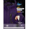 imageTACVASEN Womens Winter Jacket Waterproof Ski Jacket Hooded Fleece Lined Warm Snow Coat Mountain Windproof Rain WindbreakerDark Purple