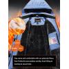 imageTACVASEN Womens Winter Jacket Waterproof Ski Jacket Hooded Fleece Lined Warm Snow Coat Mountain Windproof Rain WindbreakerLight Blue