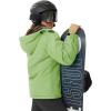imageTACVASEN Womens Winter Jacket Waterproof Ski Jacket Hooded Fleece Lined Warm Snow Coat Mountain Windproof Rain WindbreakerLight Green