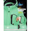 imageTACVASEN Womens Winter Jacket Waterproof Ski Jacket Hooded Fleece Lined Warm Snow Coat Mountain Windproof Rain WindbreakerMint Green