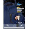 imageTACVASEN Womens Winter Jacket Waterproof Ski Jacket Hooded Fleece Lined Warm Snow Coat Mountain Windproof Rain WindbreakerNavy