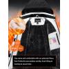 imageTACVASEN Womens Winter Jacket Waterproof Ski Jacket Hooded Fleece Lined Warm Snow Coat Mountain Windproof Rain WindbreakerWhite Black