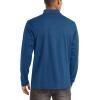 imageTACVASEN Mens Quarter Zip Up Pullover Long Sleeve Sweatshirt 14 Zip Golf Shirt Winter Fleece Lined Thermal PulloverBlue