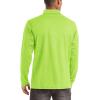 imageTACVASEN Mens Quarter Zip Up Pullover Long Sleeve Sweatshirt 14 Zip Golf Shirt Winter Fleece Lined Thermal PulloverBright Green