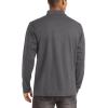 imageTACVASEN Mens Quarter Zip Up Pullover Long Sleeve Sweatshirt 14 Zip Golf Shirt Winter Fleece Lined Thermal PulloverDark Grey
