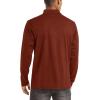imageTACVASEN Mens Quarter Zip Up Pullover Long Sleeve Sweatshirt 14 Zip Golf Shirt Winter Fleece Lined Thermal PulloverOrange