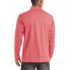 imageTACVASEN Mens Quarter Zip Up Pullover Long Sleeve Sweatshirt 14 Zip Golf Shirt Winter Fleece Lined Thermal PulloverPink